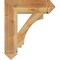 Ekena Millwork Imperial Arts & Crafts Rough Sawn Bracket, Western Red Cedar, 6"W x 24"D x 28"H BKT06X24X28IMP03RWR - alternate 2
